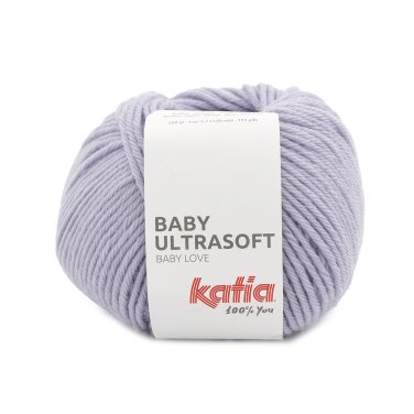 lana hilo babyultrasoft tejer acrilico poliamida lila muy claro otono invierno katia 76 p