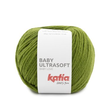 lana hilo babyultrasoft tejer acrilico poliamida verde reseda otono invierno katia 81 p