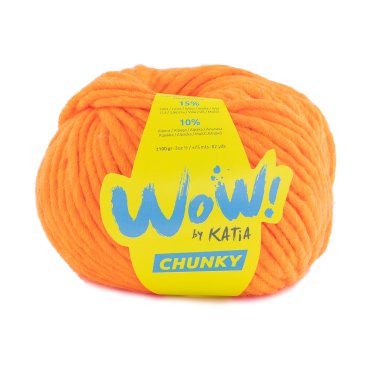 Katia Wow Chunky di Lana Gomitolo Colore acquazzone Cod.58