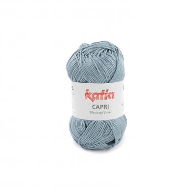 lana hilo capri tejer algodon mercerizado gris ardilla primavera verano katia 82178 p