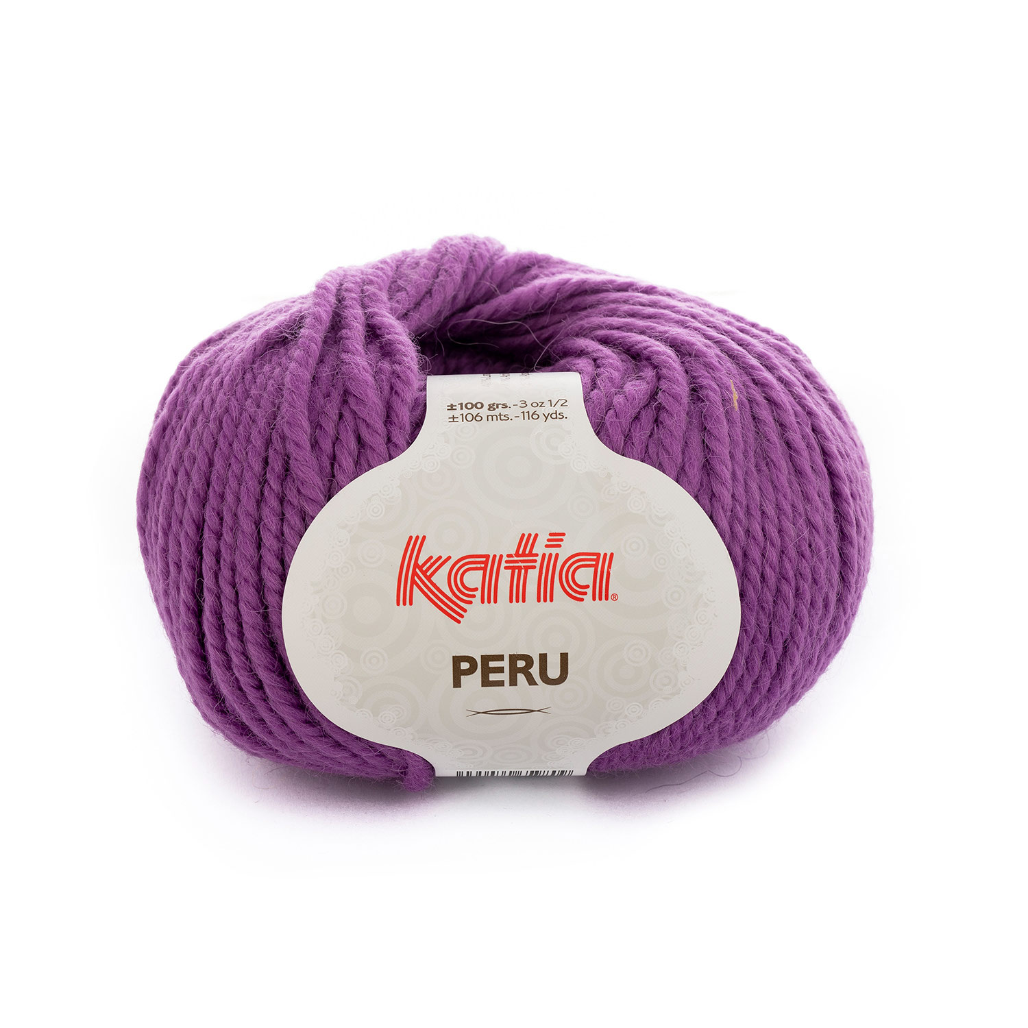Lanas Katia Alaska Ovillo de Color Lavanda