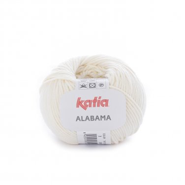 wol garens alabama breien acryl katoen ecru lente zomer katia 3 p