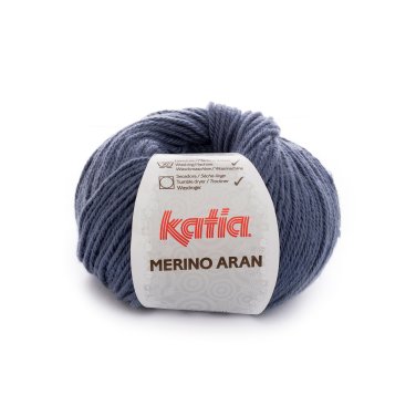 lana hilo merinoaran tejer merino superwash acrilico azul medio otono invierno katia 58 p