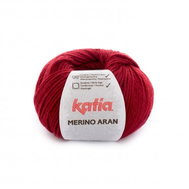 lana hilo merinoaran tejer merino superwash acrilico granate claro otono invierno katia 51 p