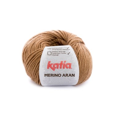 wol garens merinoaran breien merino superwash acryl camel herfst winter katia 35 p