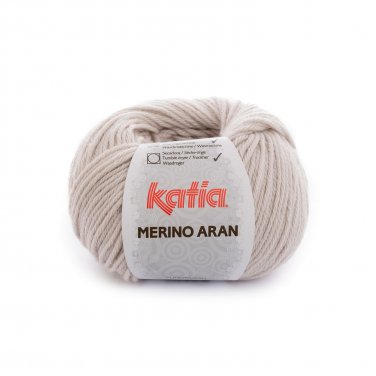 yarn wool merinoaran knit merino superwash acrylic very light beige autumn winter katia 11 p