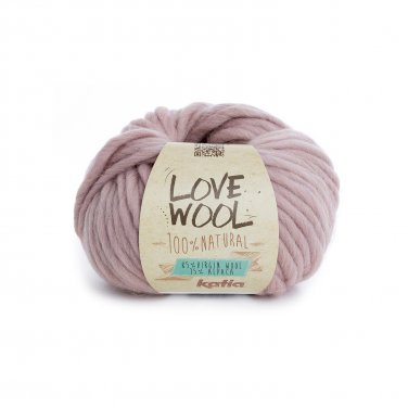 yarn wool lovewool knit virgin wool superfine alpaca medium rose autumn winter katia 109 p