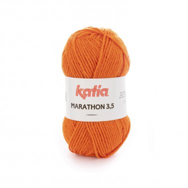 lana hilo marathon35 tejer acrilico lana naranja otono invierno katia 39 p