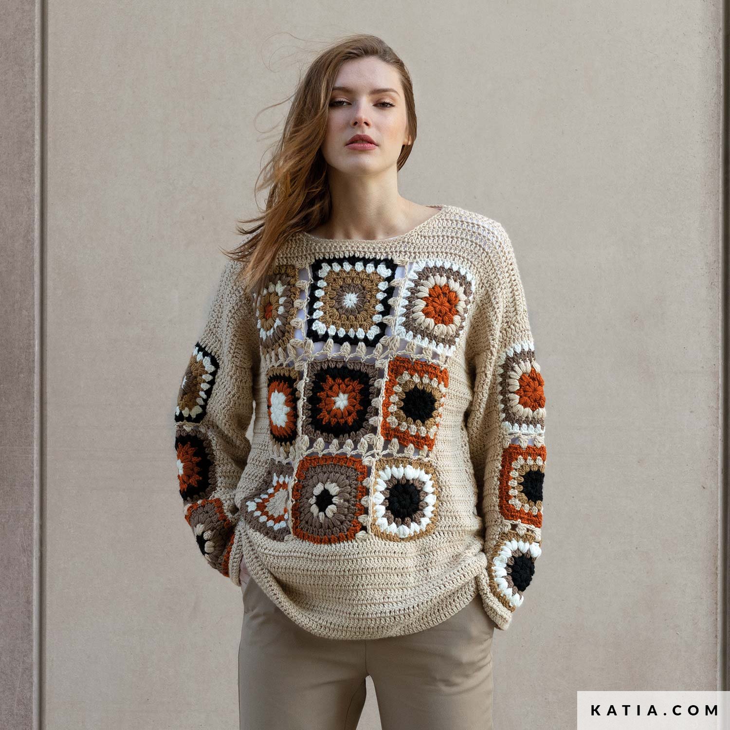 Jersey Mujer Oto o Invierno patrones Katia