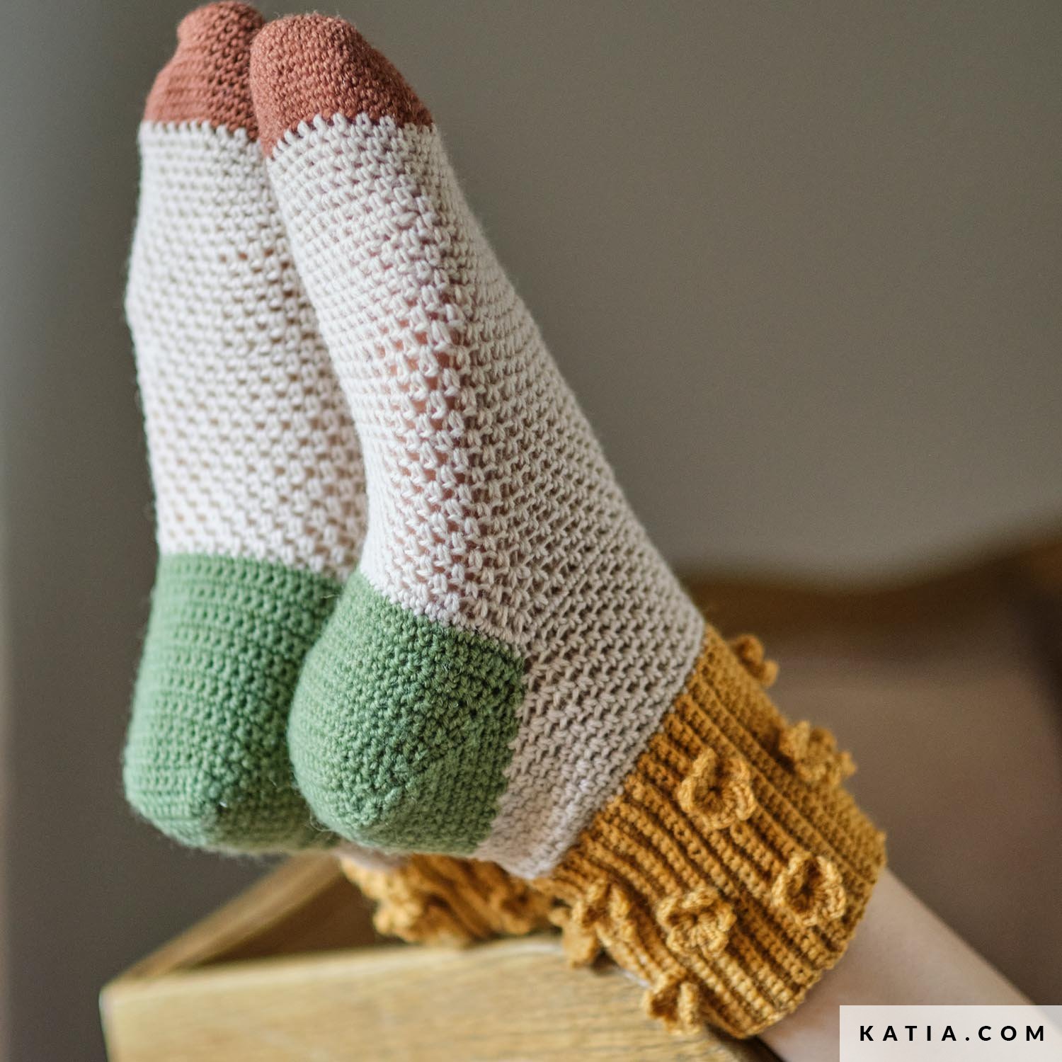 CLISPEED Chaussettes Courtes En Laine Torsadée Pour Femme Hiver Automne