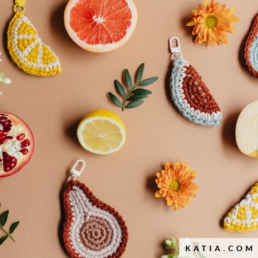 patron tejer punto ganchillo hogar customizar cesta primavera verano katia 5033 7 p