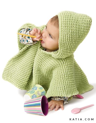 Nieuw Poncho - Baby - Autumn / Winter - models & patterns | Katia.com IG-93
