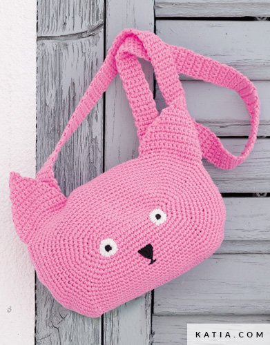 Handgehäkelte Kindergartentasche - Umhängetasche Für Mädchen Und Jungen