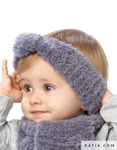 Headband Baby Autumn Winter Models Patterns Katia