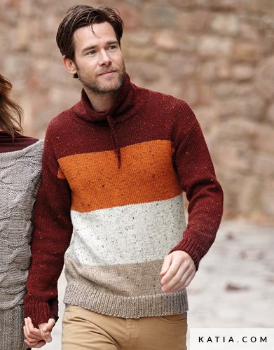 Pull sales automne homme