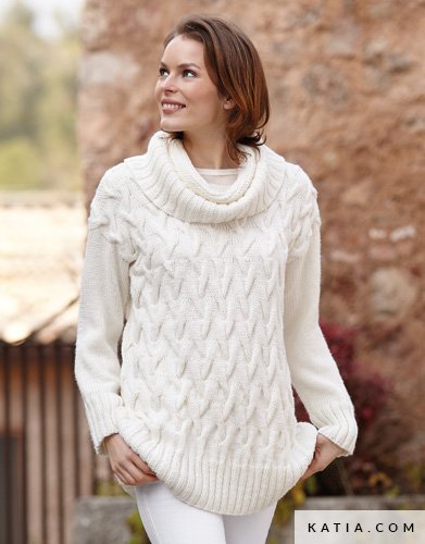 Sweater Woman Autumn Winter models patterns Katia