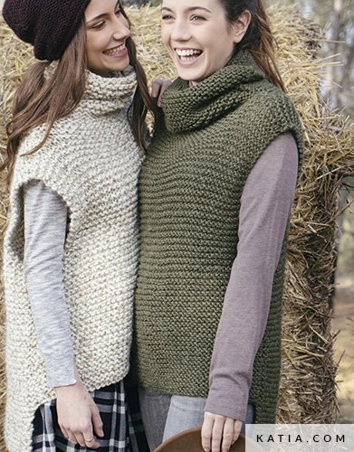 chalecos de lana para mujer