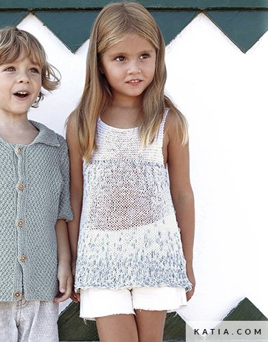 Top - Kids - Spring / Summer - models & patterns | Katia.com
