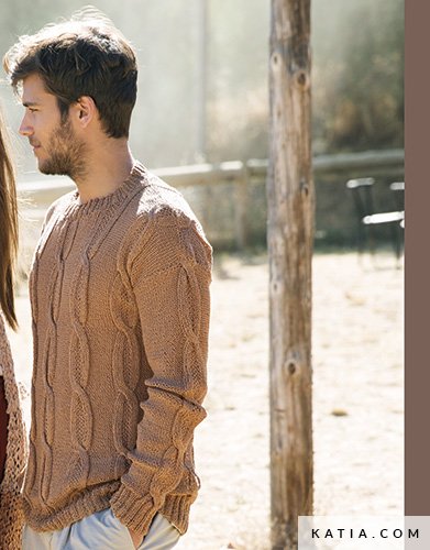 Jersey - Hombre - Primavera / Verano - patrones | Katia.com