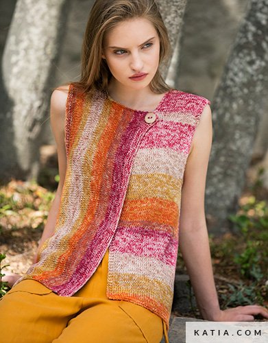 Vest - Dames - Lente / Zomer - modellen & patronen | Katia.com