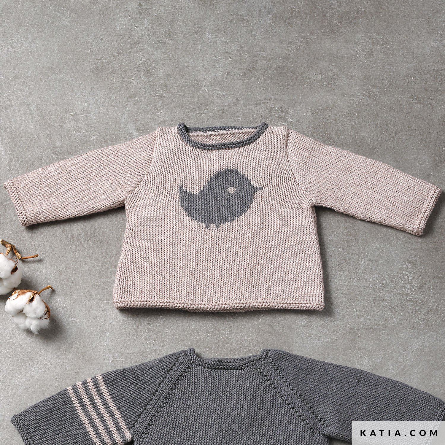 Lot de pull manches longues - 2 pièces Gris Lot de pull manches longues - 2 pièces Gris