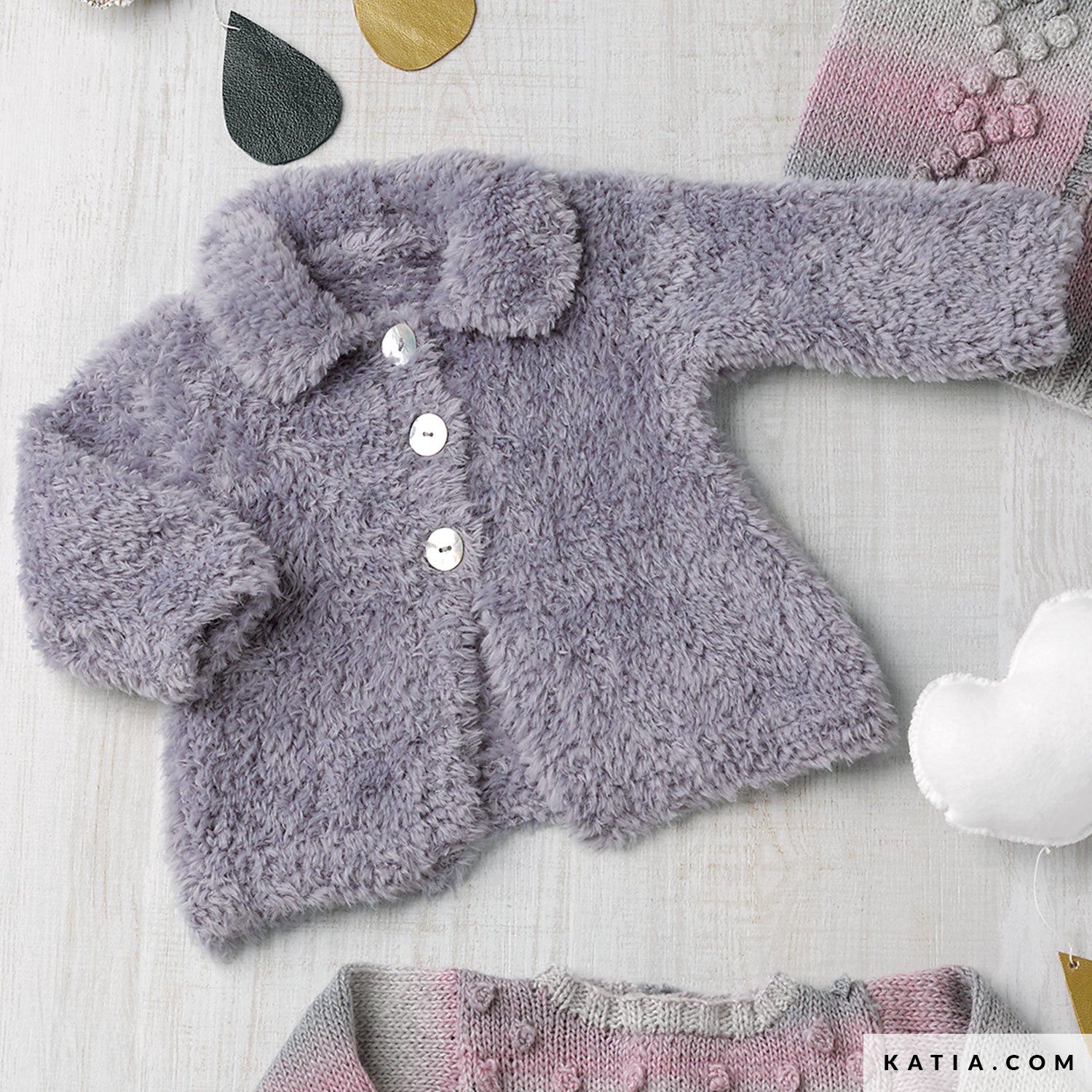 crochet baby coat