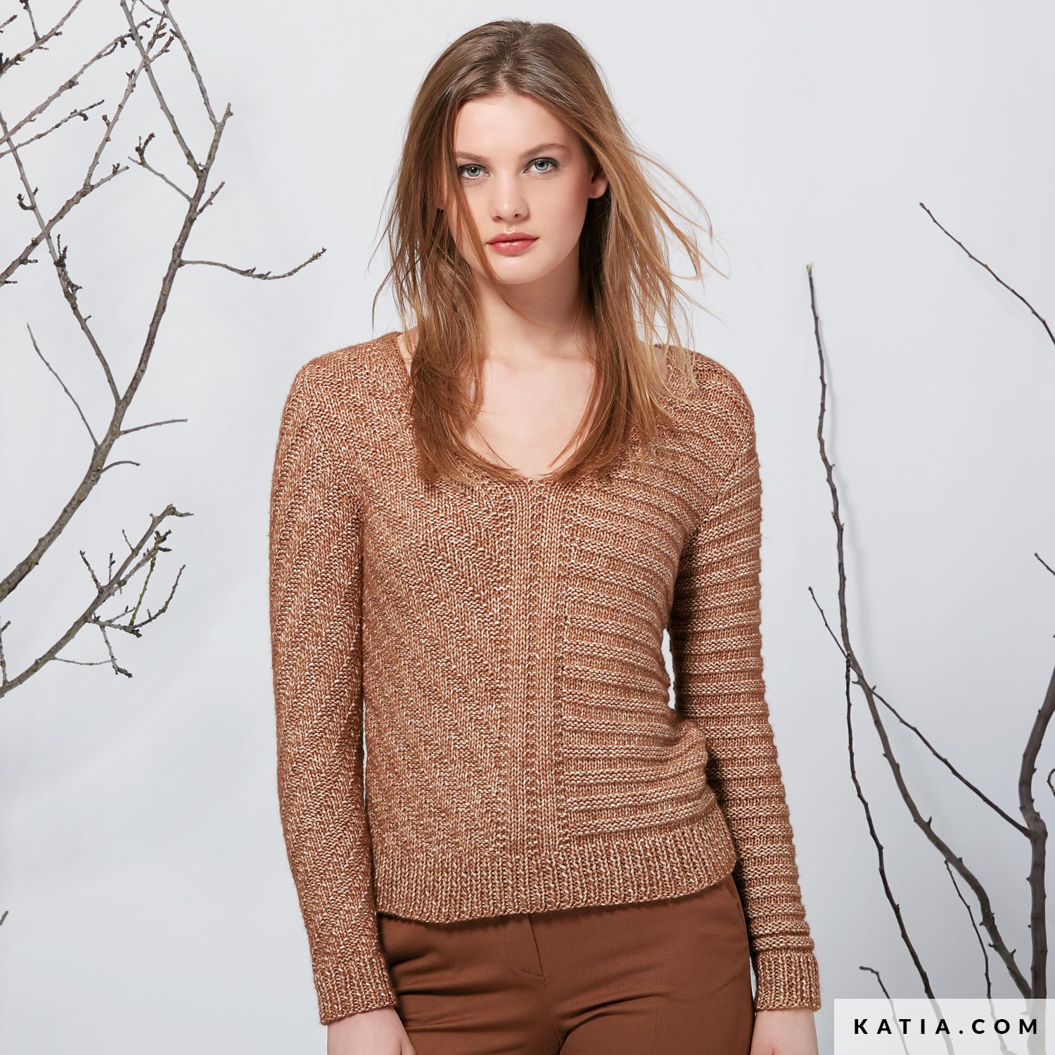  Pull Femme Automne  Hiver mod les patrons Katia com