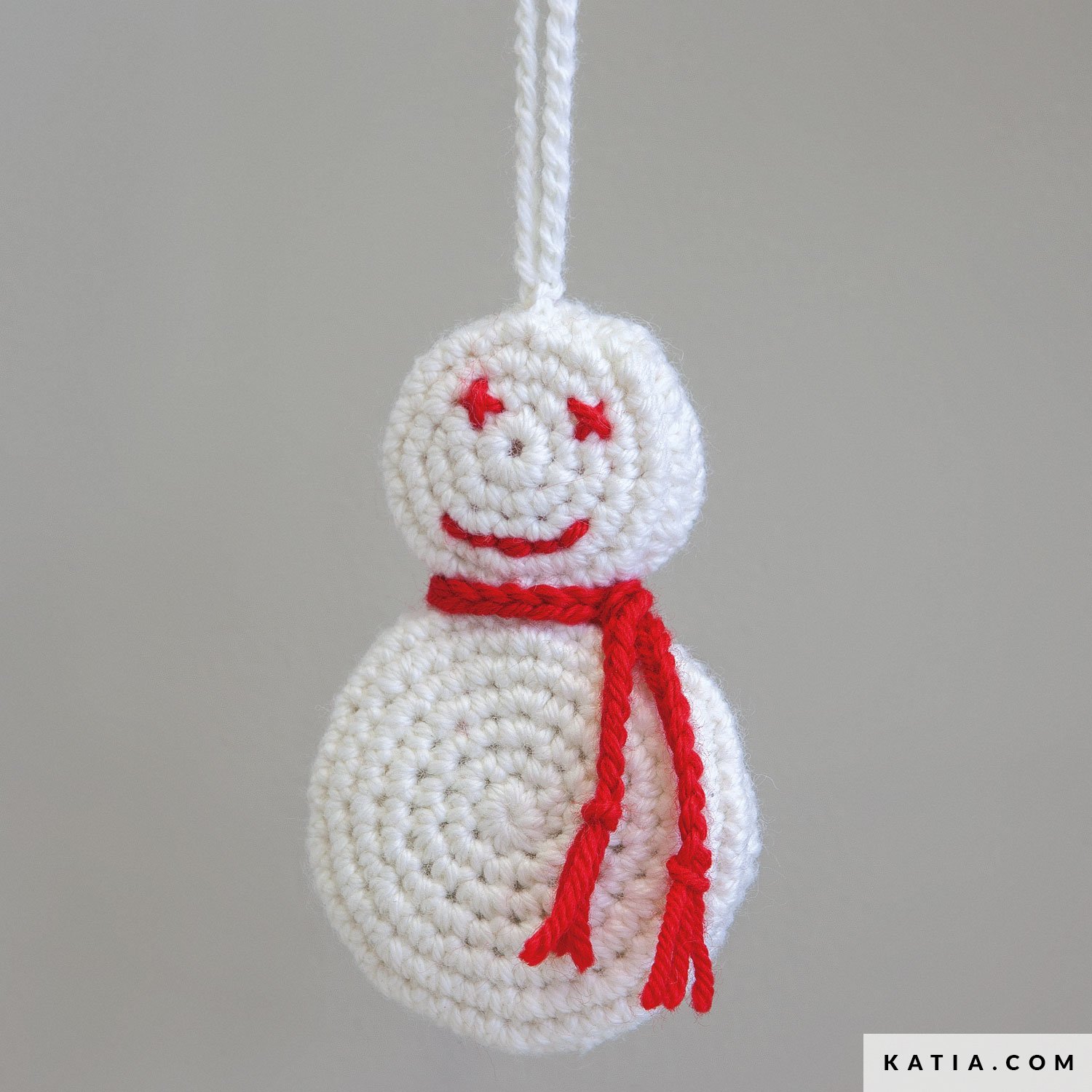 Knitting Pattern-Bonhomme de neige et Snowdog 8 cms de Noël Stocking Décoration