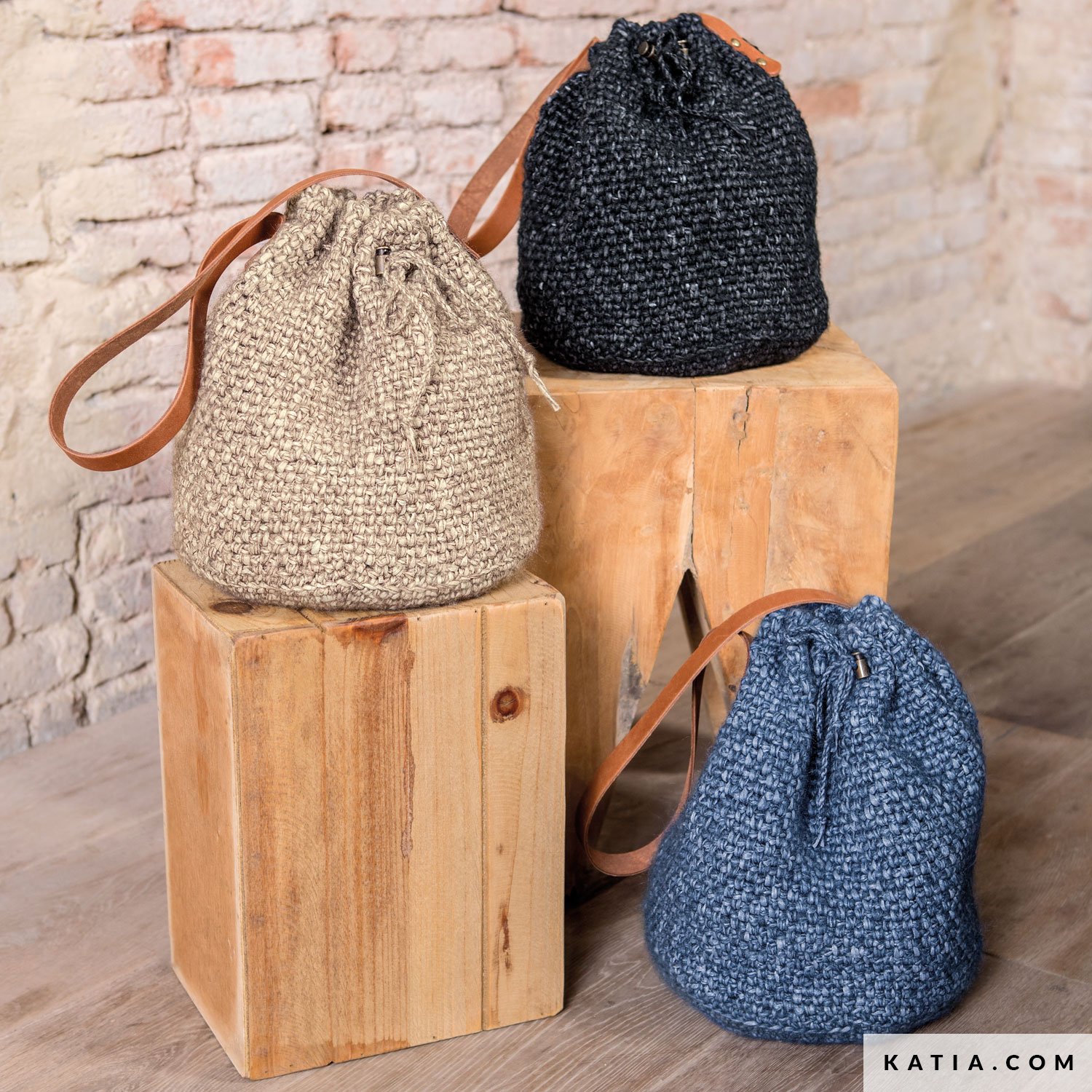 knitting crochet bag