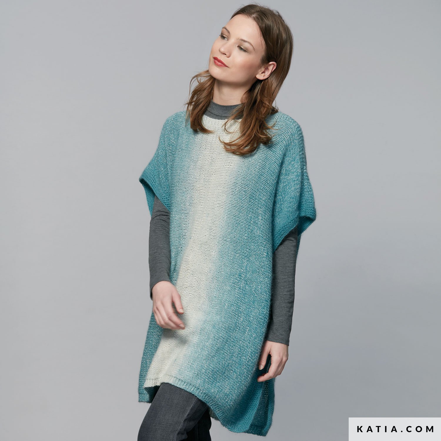 Poncho Mujer Otoño / Invierno patrones