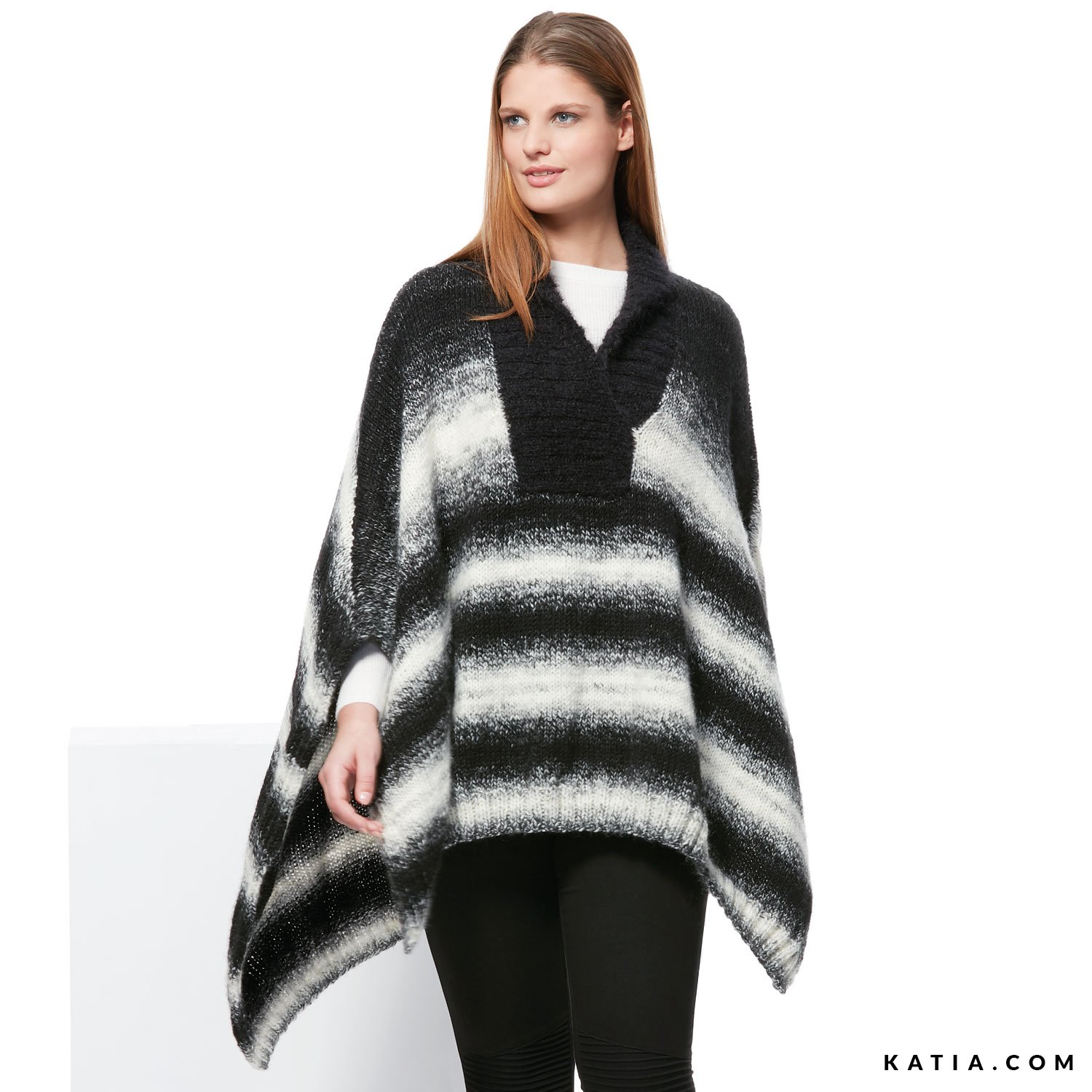 Poncho Mujer Otoño / Invierno patrones