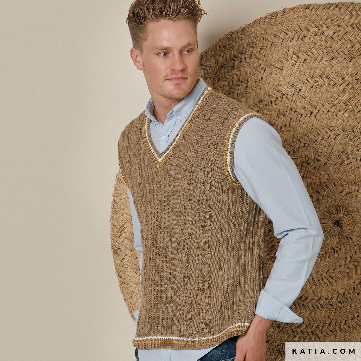 pattern-knit-crochet-man-vest-