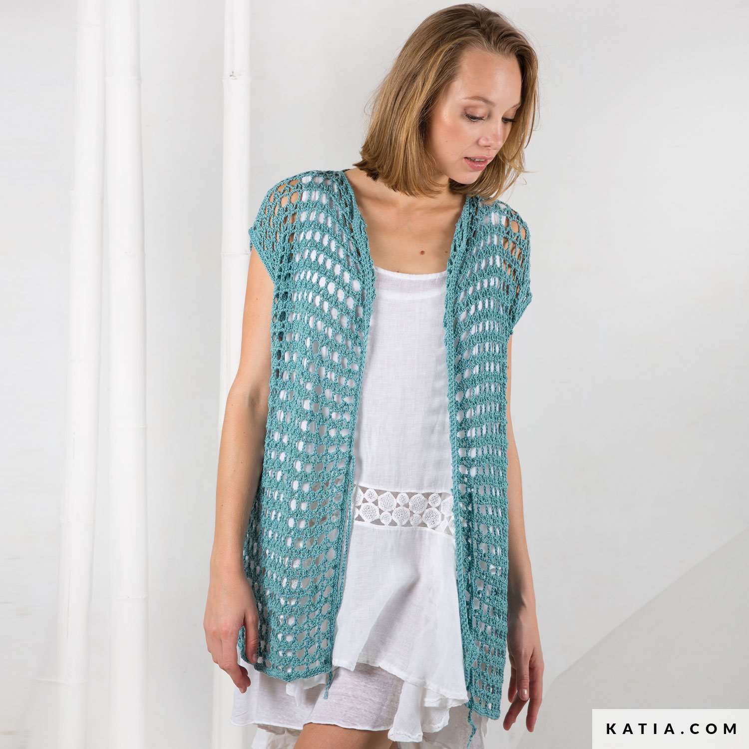 Vest - Woman - Spring / Summer - models & patterns | Katia.com