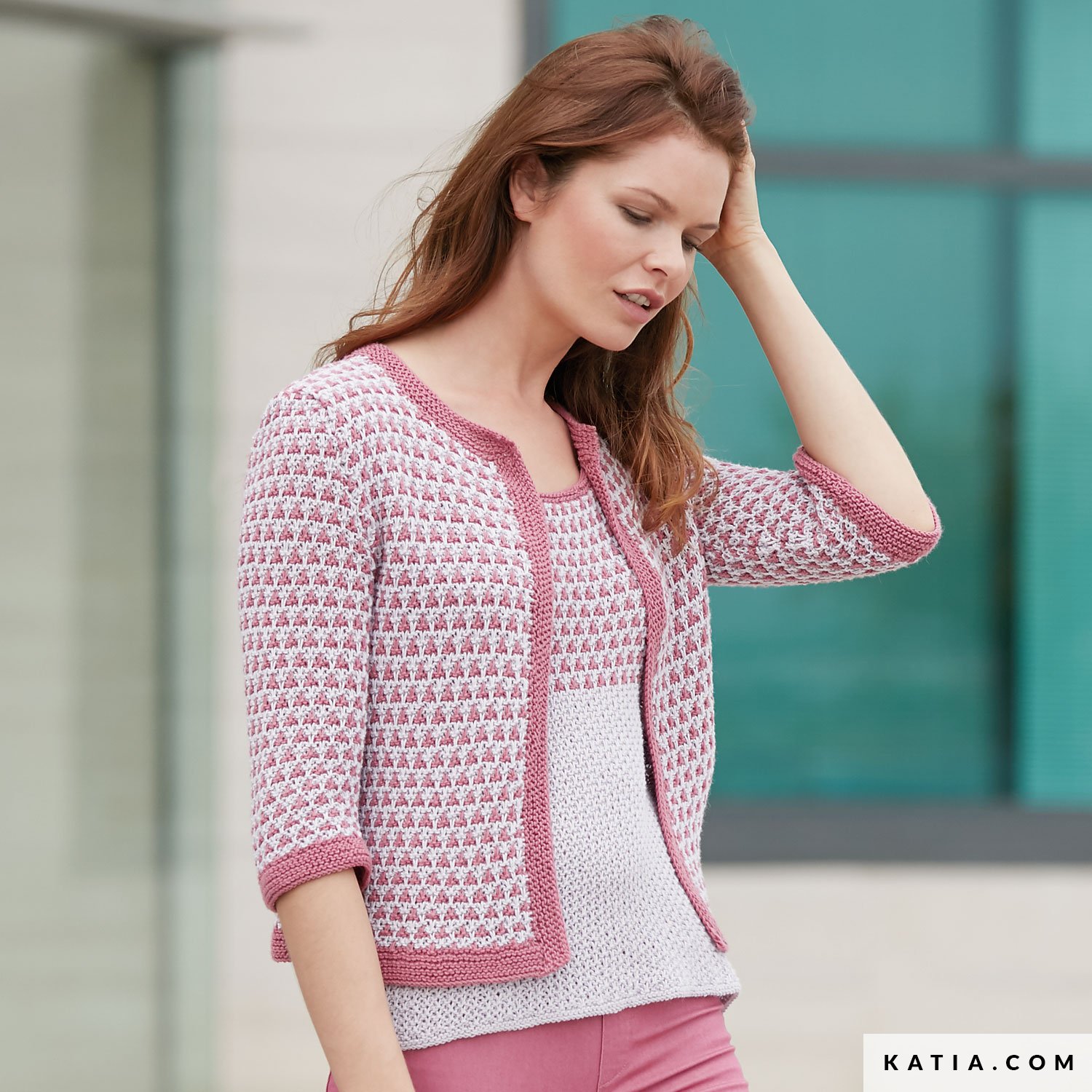 two colour sweater design for girl