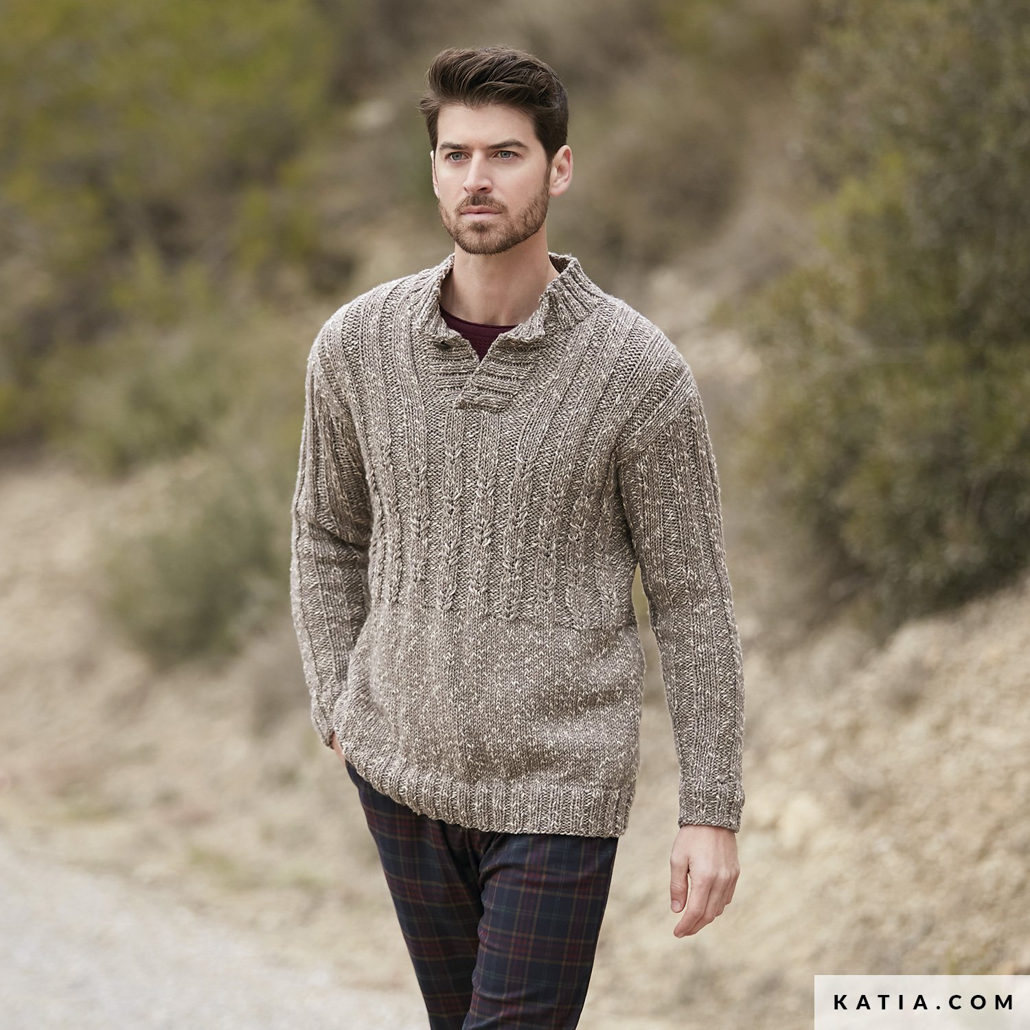 Maglia Uomo Autunno Inverno Modello Schemi Katia Com