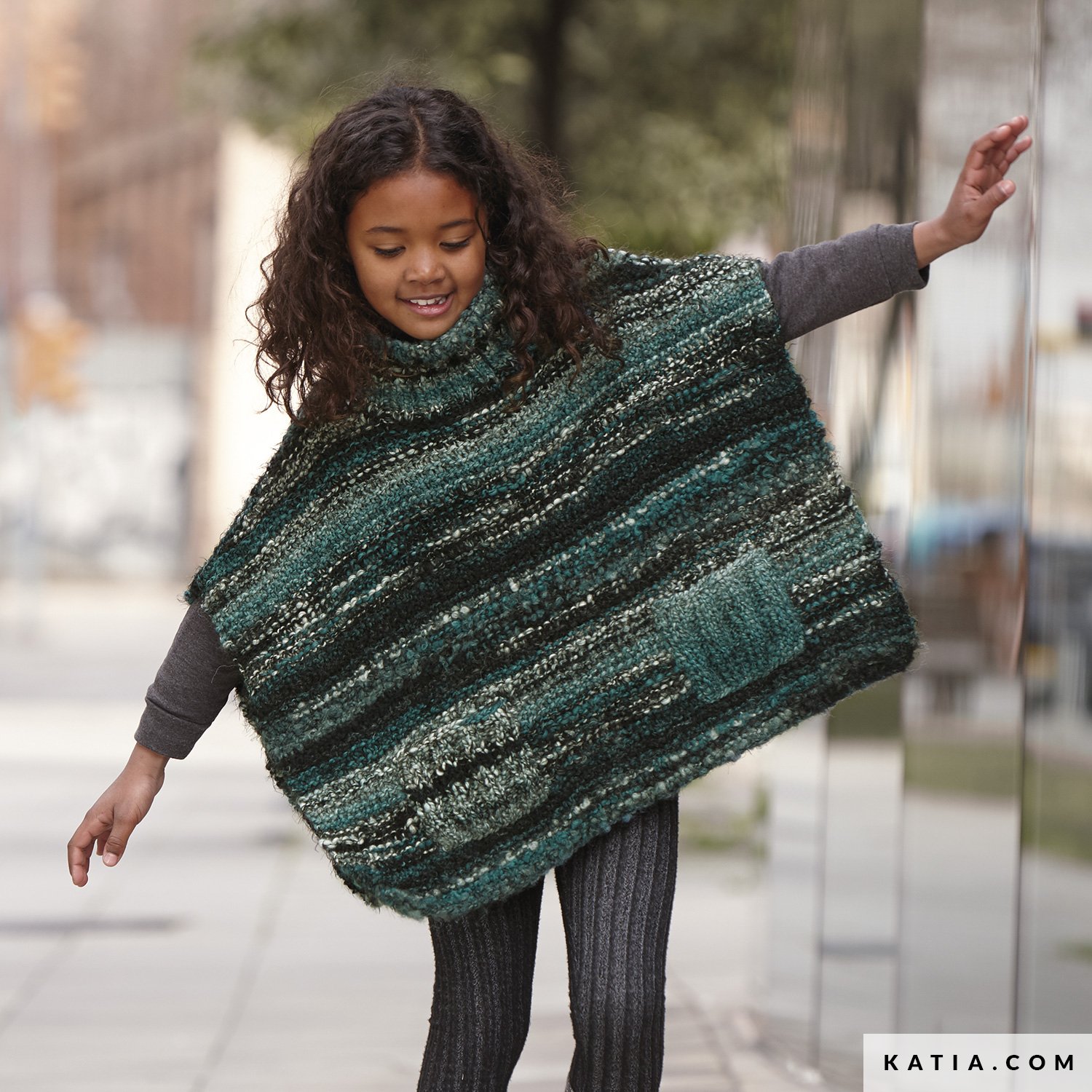 Poncho Enfant Automne / Hiver modèles & patrons