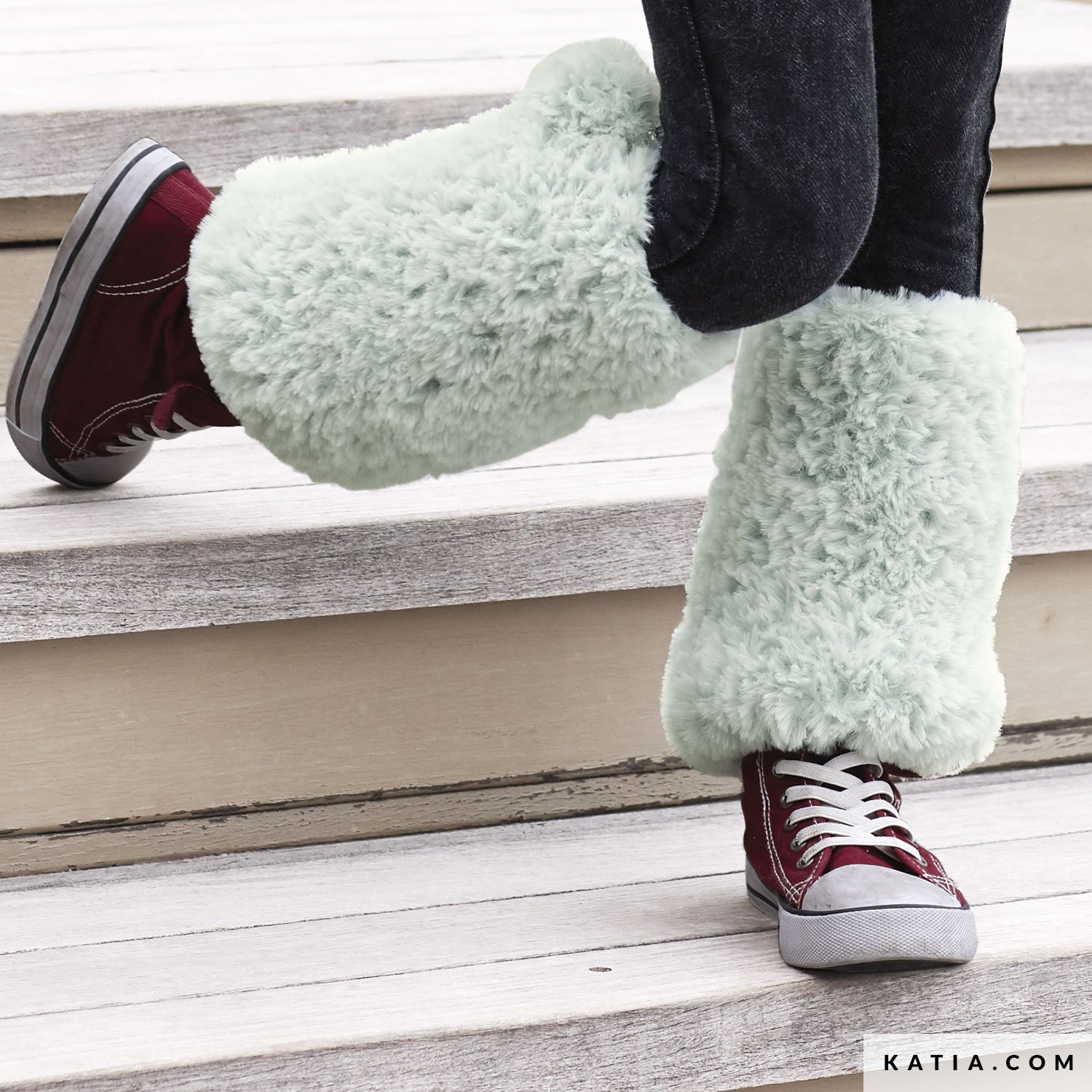 Qu_ Autumn Winter Baby Boy Girl Cute Animal Crochet Leg Warmers Knee Length Soc
