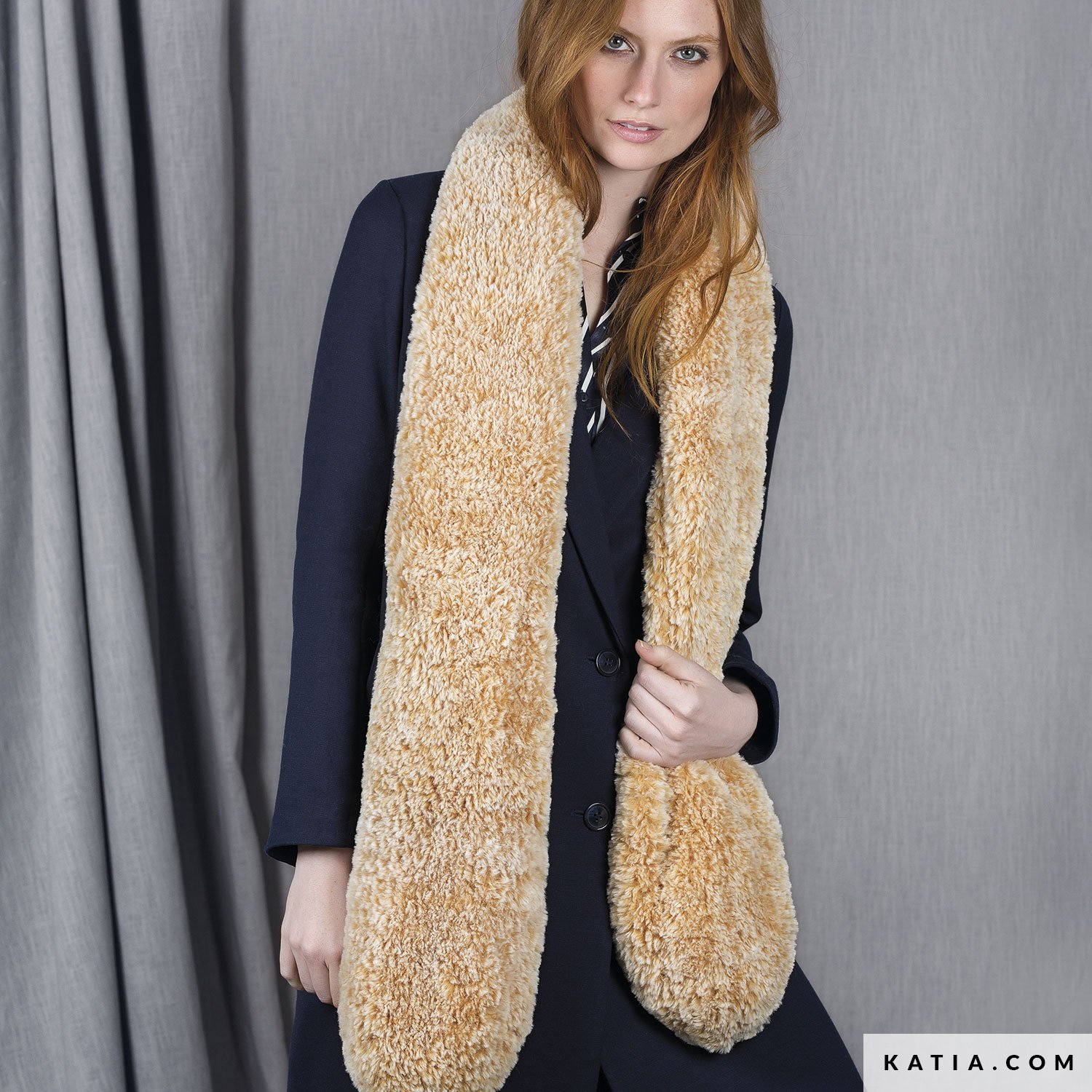 fluffy scarf pattern