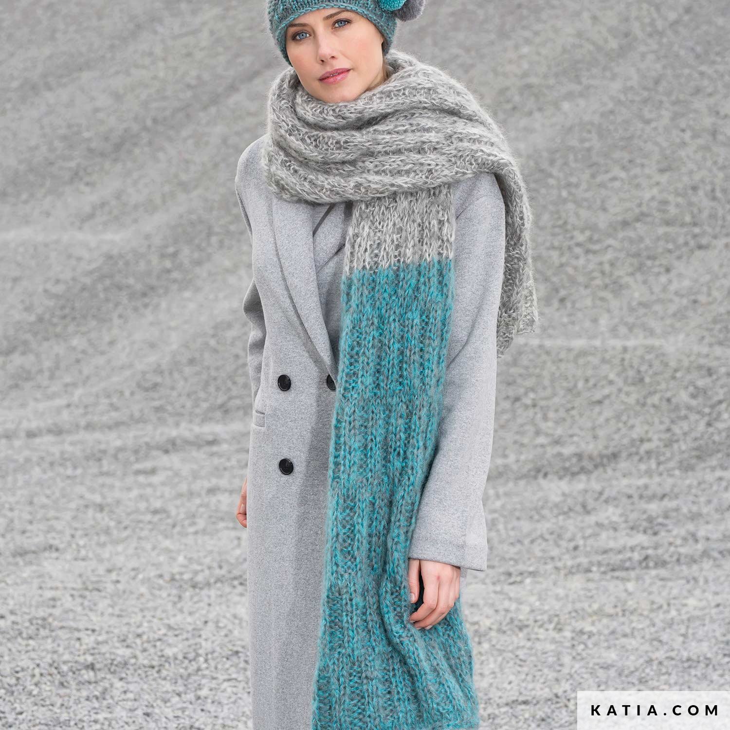 Warme Herfst en Winter Sjaal, VICSPORT Unisex Pure Kleur Winter Neck Warm Breien Garen Sjaal
