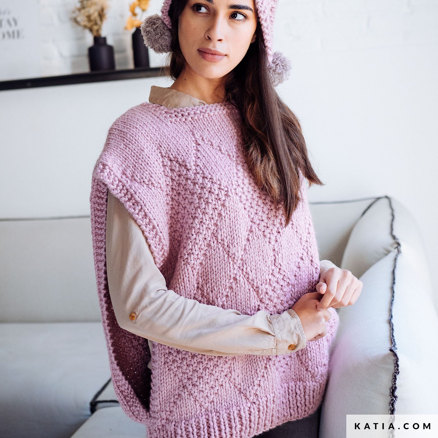 chalecos de crochet mujer