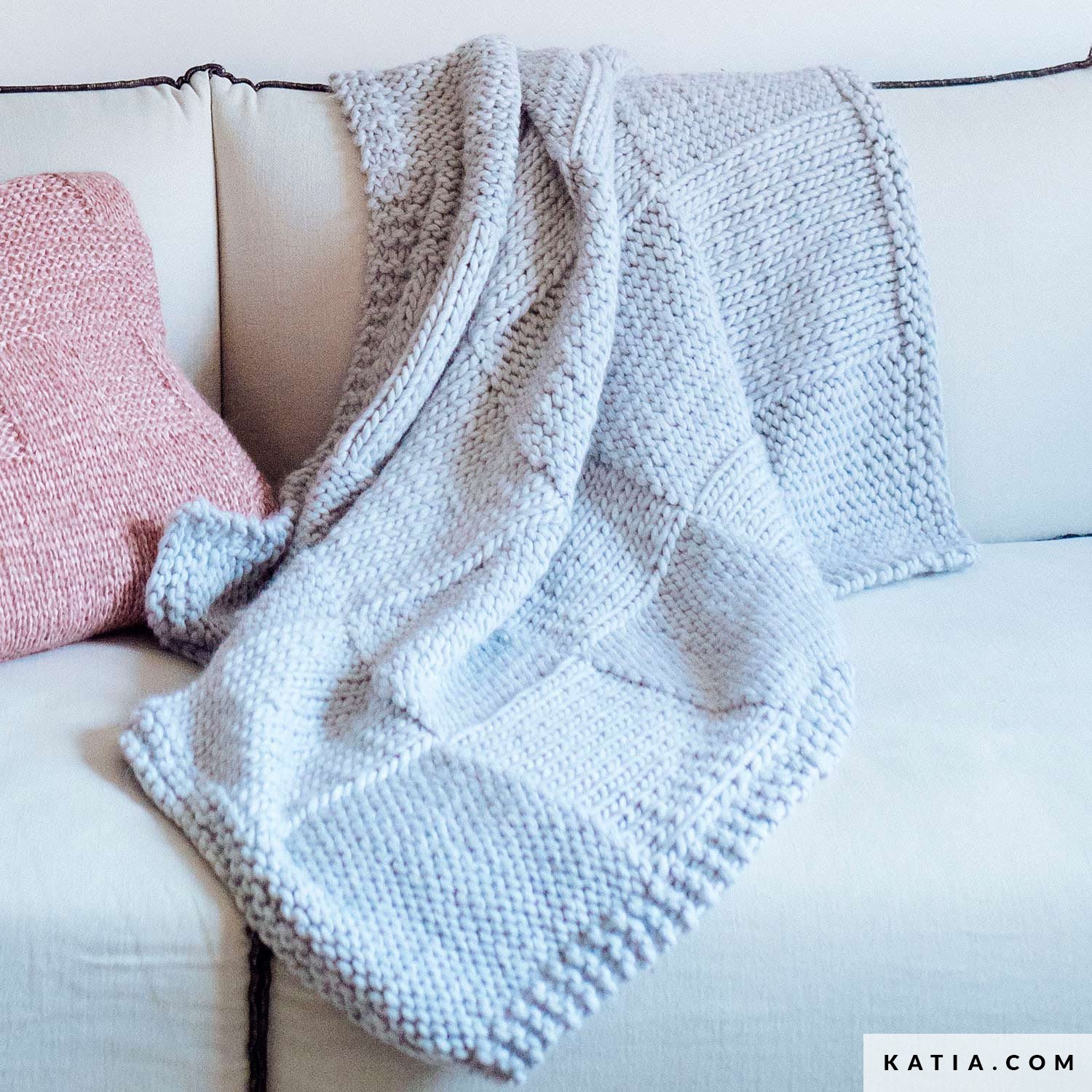 Blanket Home Autumn Winter Models Patterns Katia Com