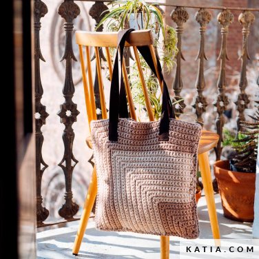 pattern knit crochet woman bag autumn winter katia 6103 19 p