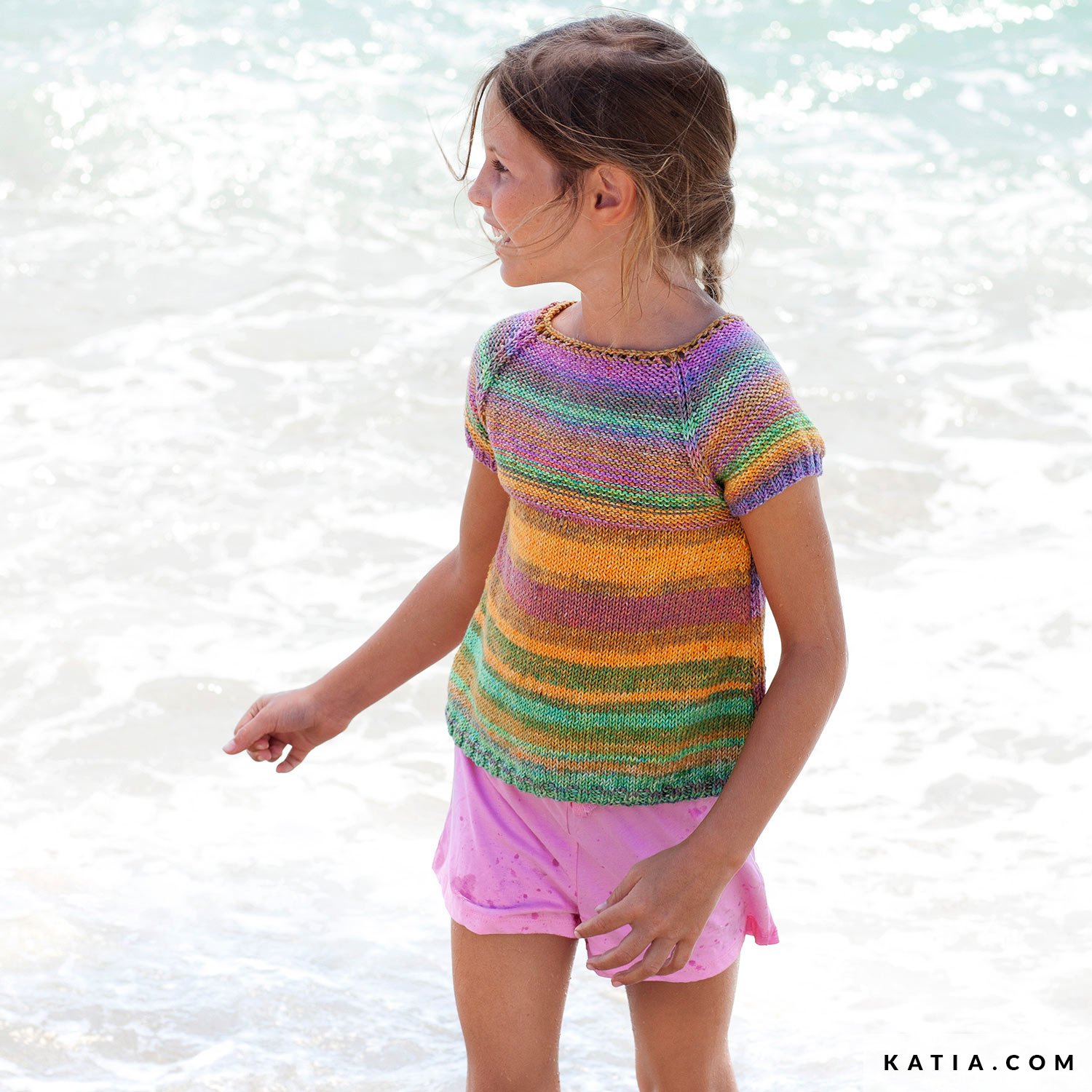 Sweater - Kids - Spring / Summer - models & patterns | Katia.com