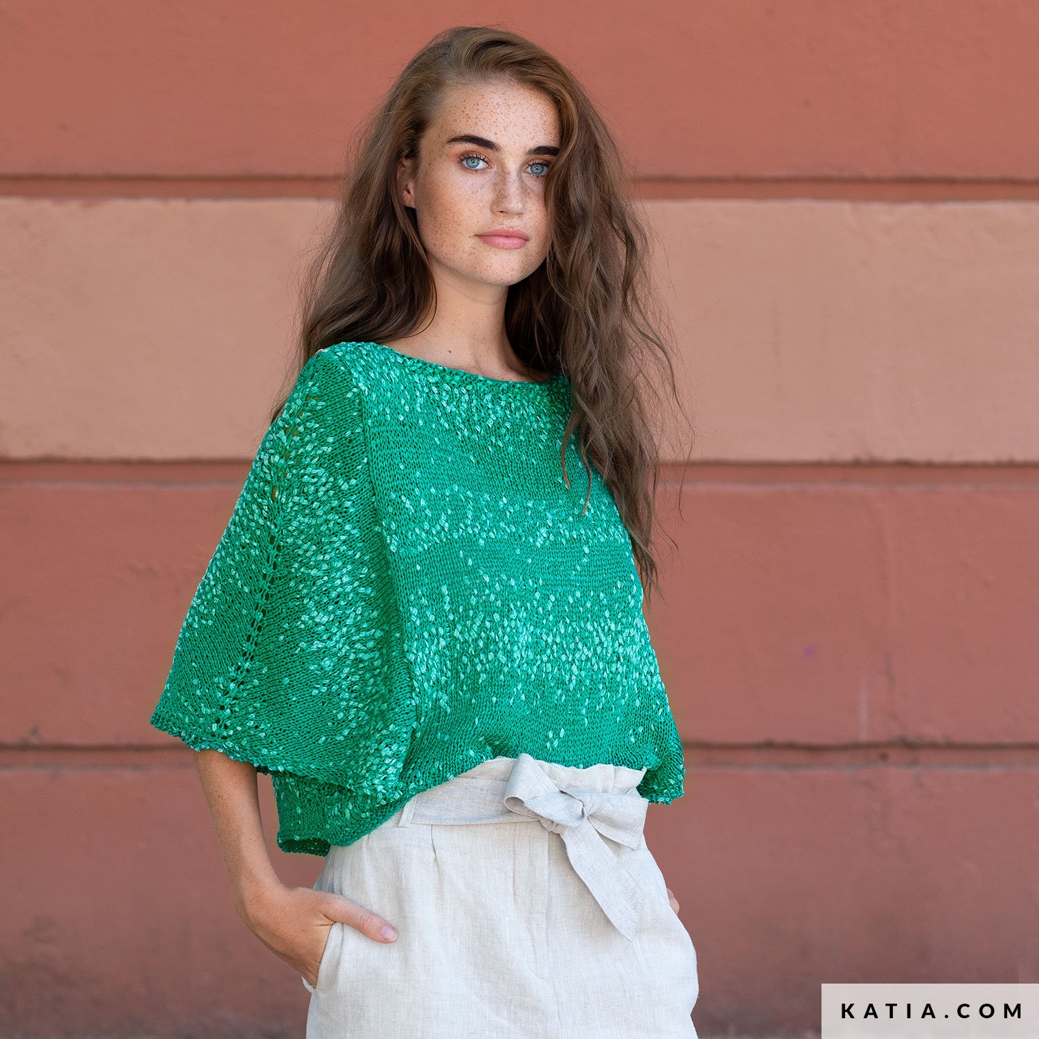 Poncho Mujer Primavera / Verano patrones