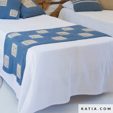 patroon breien haken woning bedloper lente zomer katia 6124 41 p