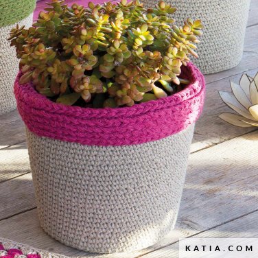 patroon breien haken woning bloembak lente zomer katia 6124 50b p