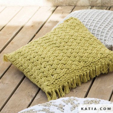 patroon breien haken woning kussen lente zomer katia 6124 1 p