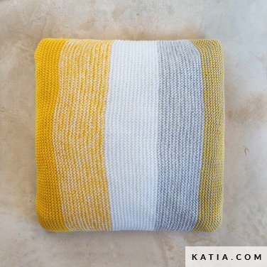 patroon breien haken woning kussen lente zomer katia 6124 12 p