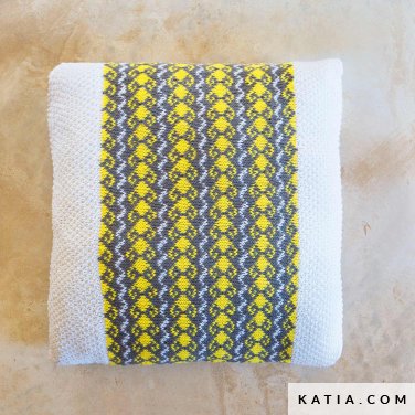 patroon breien haken woning kussen lente zomer katia 6124 14 p