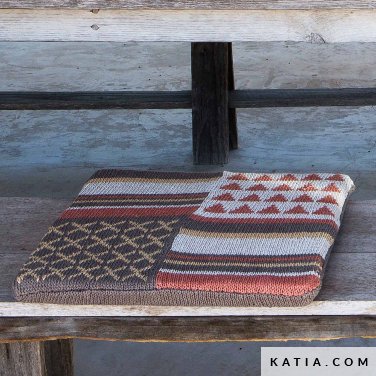 patroon breien haken woning kussen lente zomer katia 6124 4 p